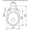 ALFÖLDI Bázis WC laposöblítés alsókifolyás CleanFlush 7096 R1 01 rr