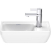 Duravit D-Neo kézmosó csaplyuk jobbra alul mázas 40x22