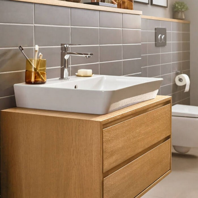 Hansgrohe Rebris E 110 automata mosdócsap CoolStart króm HG-72559000 kép