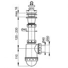 Alcaplast A442 mosogató szifon (A442)