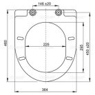 Alcaplast A66 Duroplast WC ülőke fehér Softclose (A66)