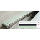 Alcaplast GL1200 GLASS zuhanyfolyókarács fehér üveg 850 mm (GL1200-850)