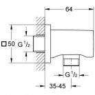 Grohe Rainshower fali csatlakozó könyök (27076000)