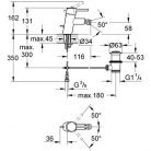 Grohe Concetto bidé csaptelep (32208001)