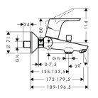 Hansgrohe Focus egykaros kádtöltő csaptelep 31940000 (31940000)